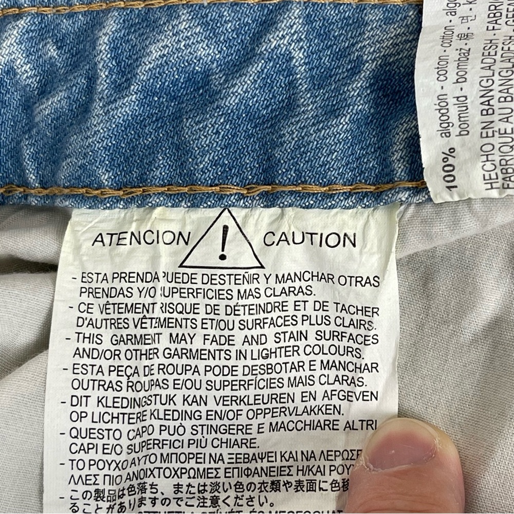 Zara Denim Shirt Crop Top Women’s Size Medium NEW with Tags - Picture 8 of 8